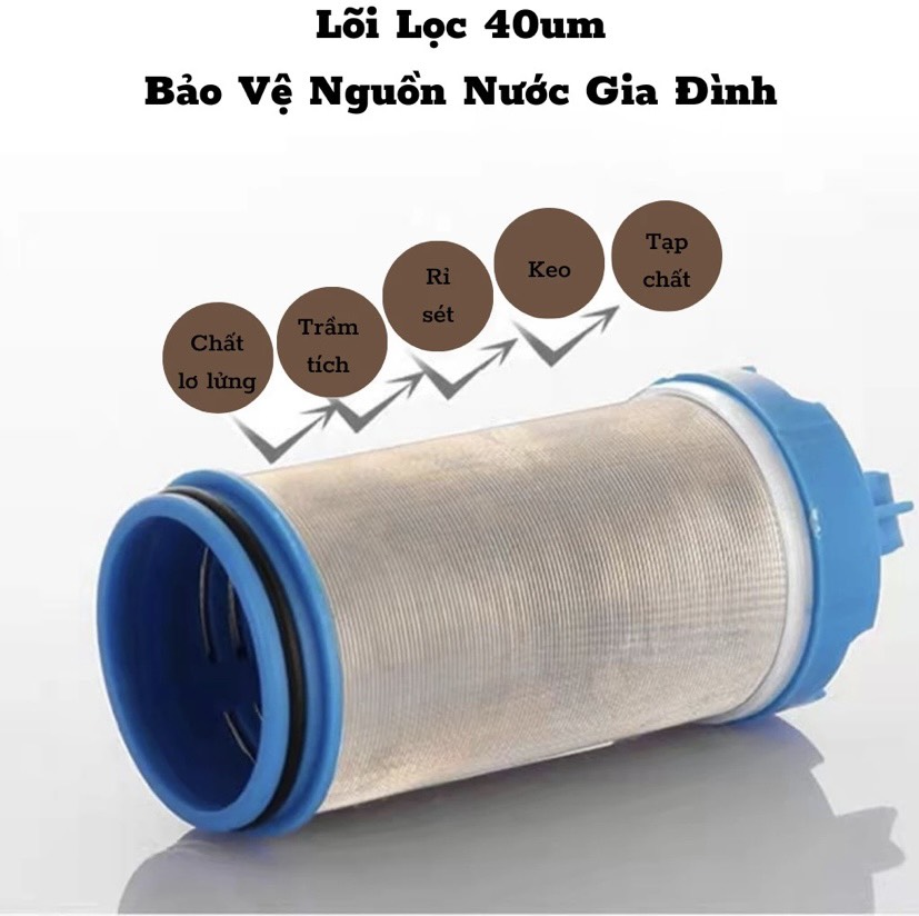 Lọc nước mini lọc cặn và sâu bọ, bảo vệ sức khỏe