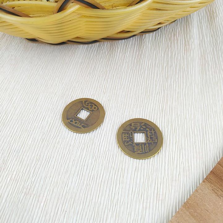 Combo 5 - 10 - 20 đồng xu cổ phong thủy may mắn size nhỏ Chưa Có Đánh Giá