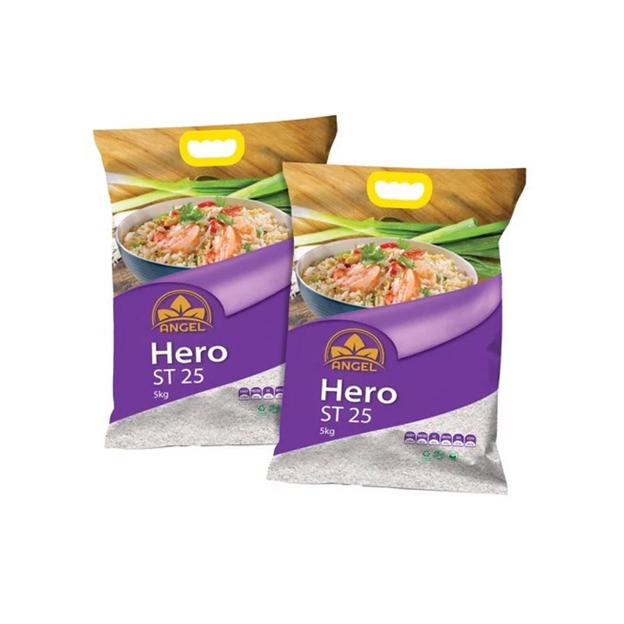 Hình ảnh Combo Gạo thơm Hero ST25 5KG+5KG