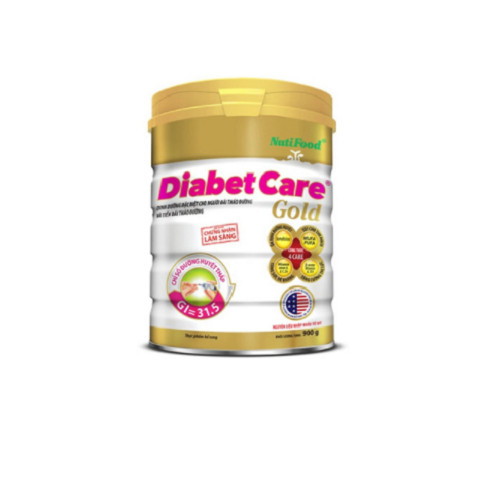 2 hộp Nutifood DiabetCare Gold 900 Gr - Sữa cho người bị bệnh tiểu đường, đái tháo đường. Tặng chiếc khăn lau đa năng mềm mịn.