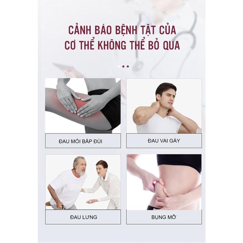 Gối massage hồng ngoại dành cho cổ vai gáy 8 bi, gối mát xa hồng ngoại