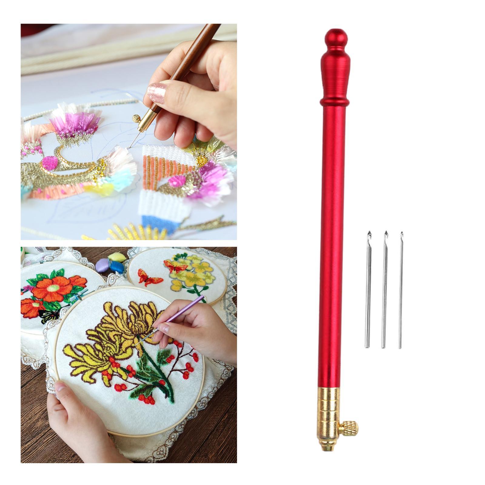 Embroidery Crochet Hook French Crochet  DIY Tools  Sewing Wood