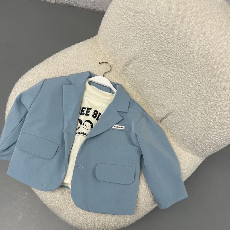 Áo blazer đơn màu sành điệu cho bé A698