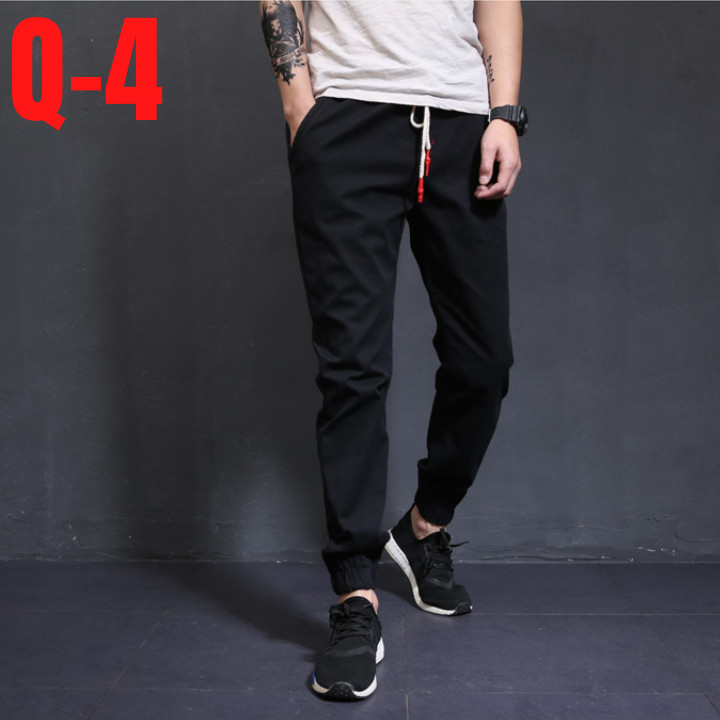 Quần Jogger nam, quần dài vải kaki bo ống full size- tsstore95