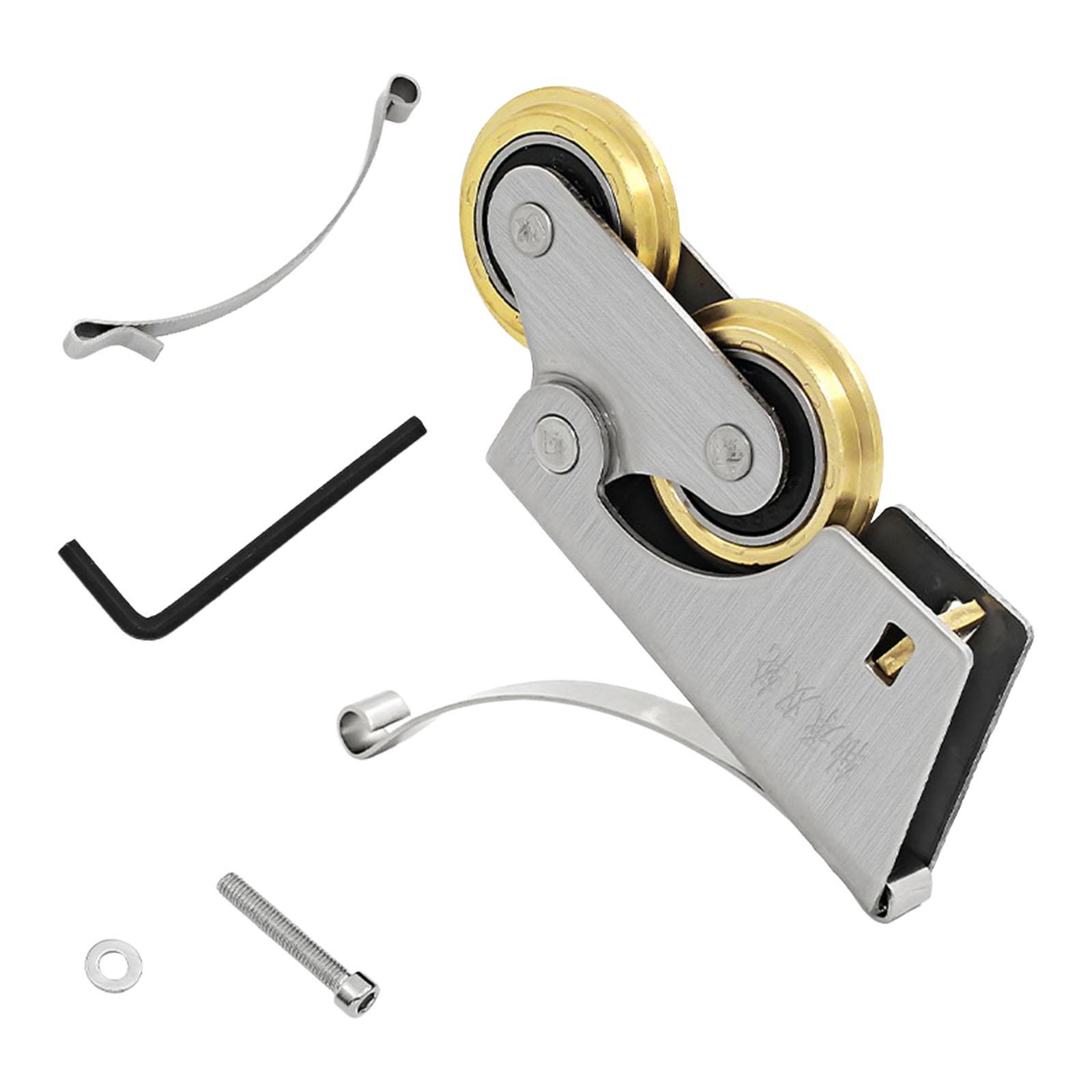 Sliding Door Window Pulley Double Wheel Smooth Double Wheel Pulley for Closet Cabinet