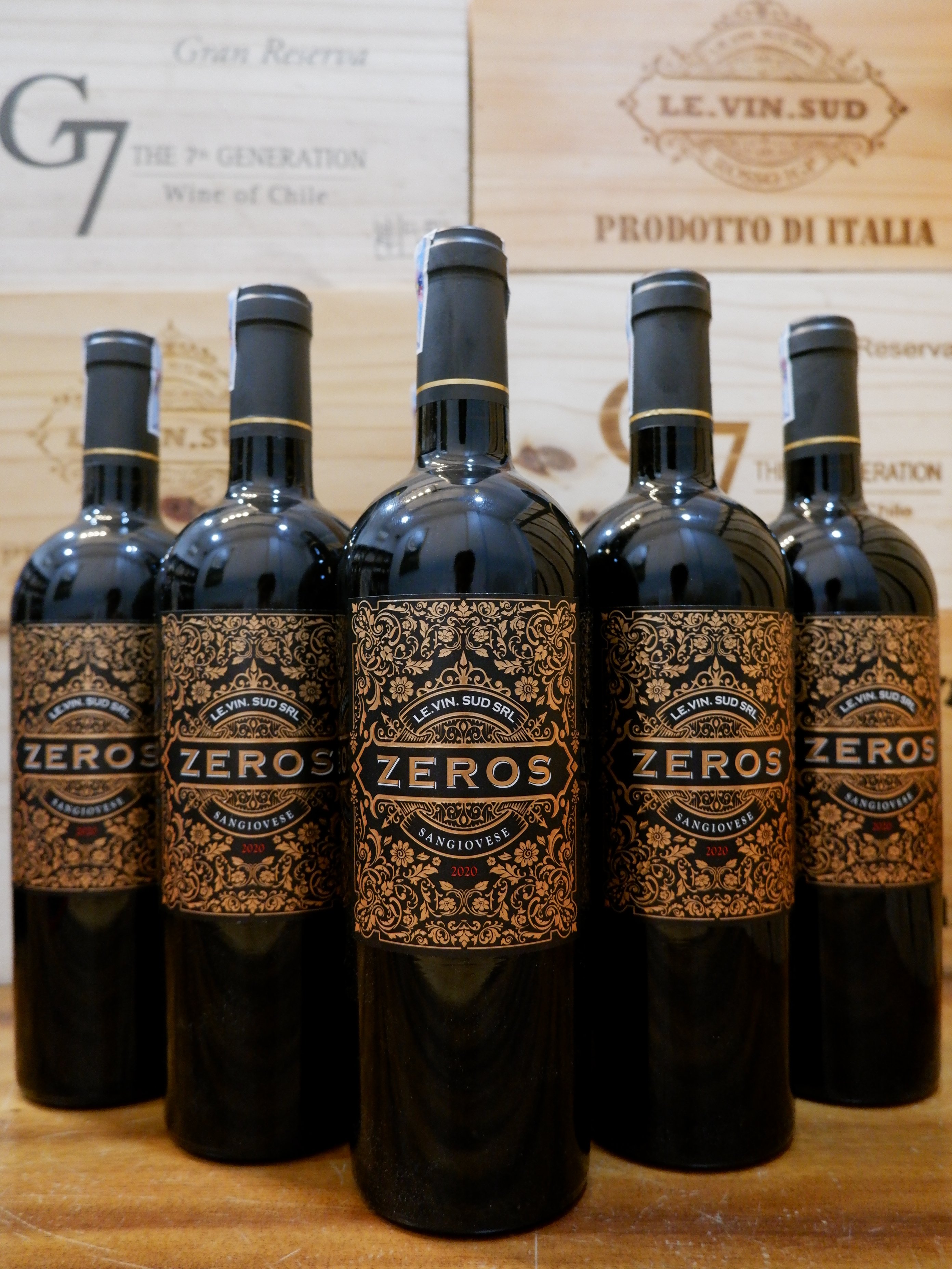 Rượu Vang Ý ZEROS Sangiovese 14,5% - Quà tặng siêu hấp dẫn khi mua từ 6 chai