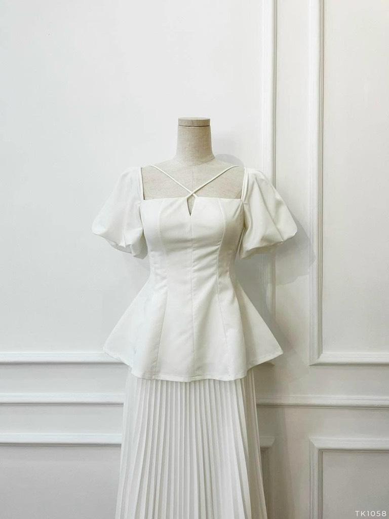 ÁO TAY PHỒNG CHÉO DÂY 13507