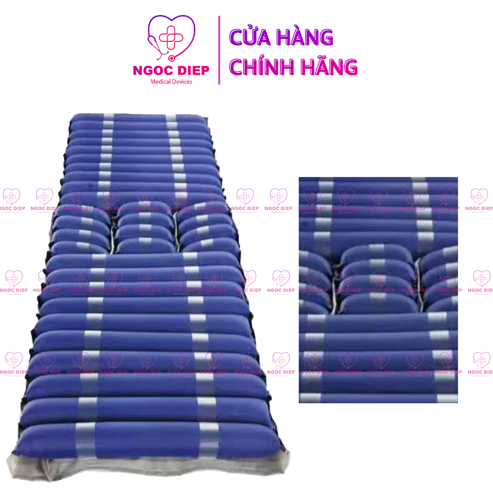 Đệm hơi chống loét cao cấp có lỗ đi vệ sinh OROMI HF6002 - Nệm chống loét cao cấp cho người già, người bệnh