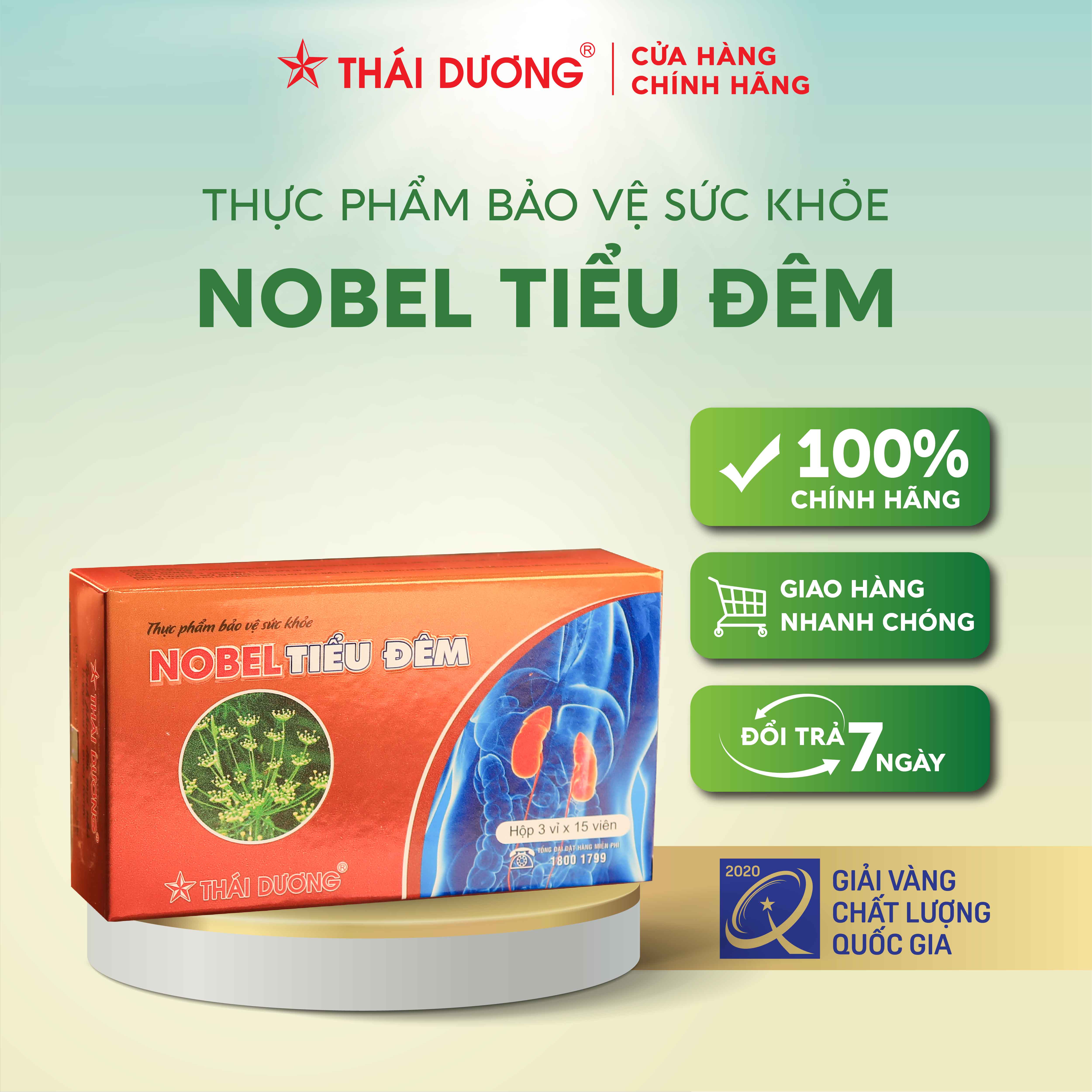 Hình ảnh Viên uống Nobel Tiểu Đêm Sao Thái Dương 45 viên/ hộp