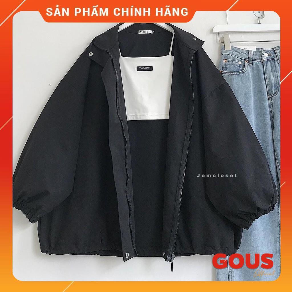 Áo Khoác kaki nữ form rộng Jacket OPTI-1924 (Gous Official