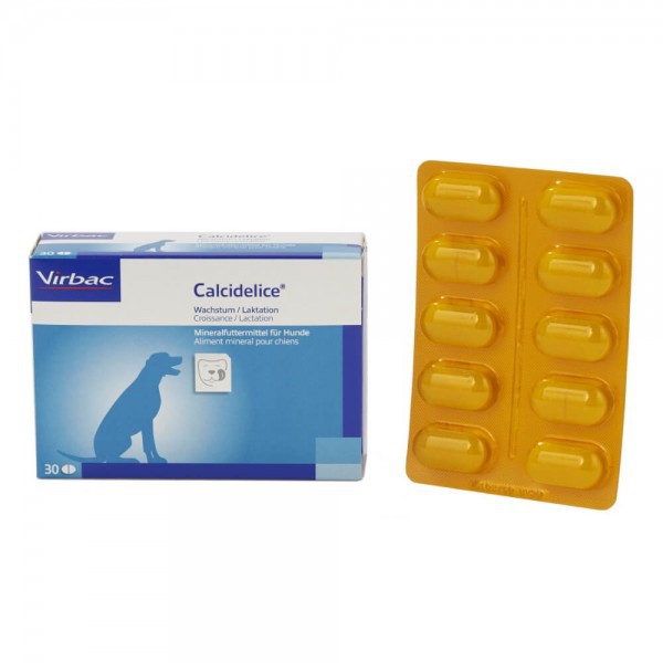 Viên uống canxi cho chó Virbac để bổ sung canxi và khoáng chất