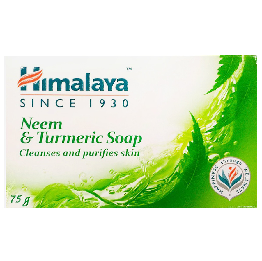 Combo 6 Hộp Xà Phòng Thiên Nhiên Himalaya Neem Và Nghệ Tây Bảo Vệ Da (75g / Hộp)