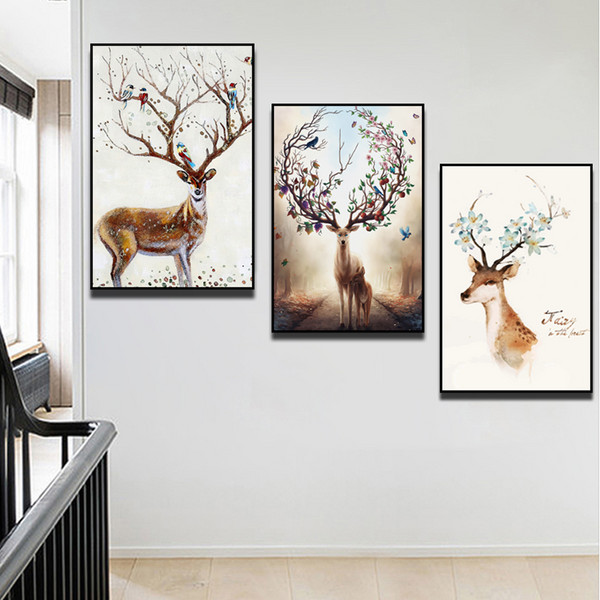 Bộ 3 Tranh Canvas Kèm Khung Viền 3D PGTK283