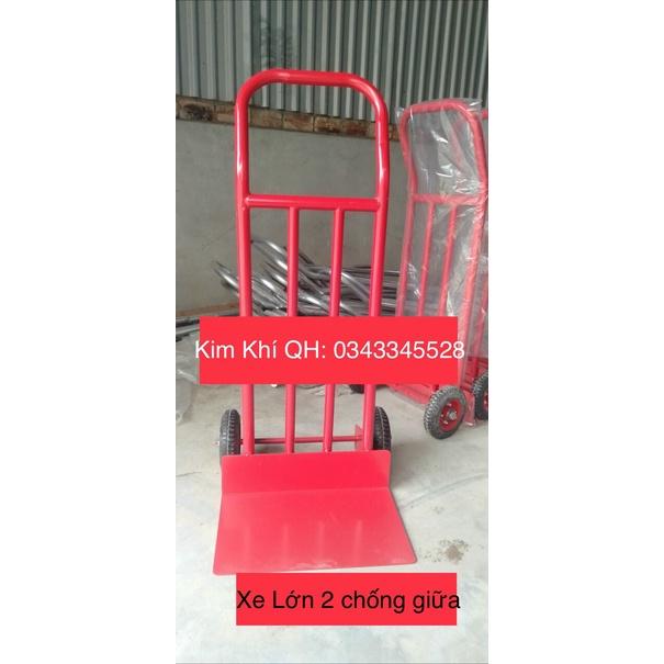 Xe đẩy Hàng Hai Bánh Tải trọng Lơn - 2 chống giữa chắc chắn