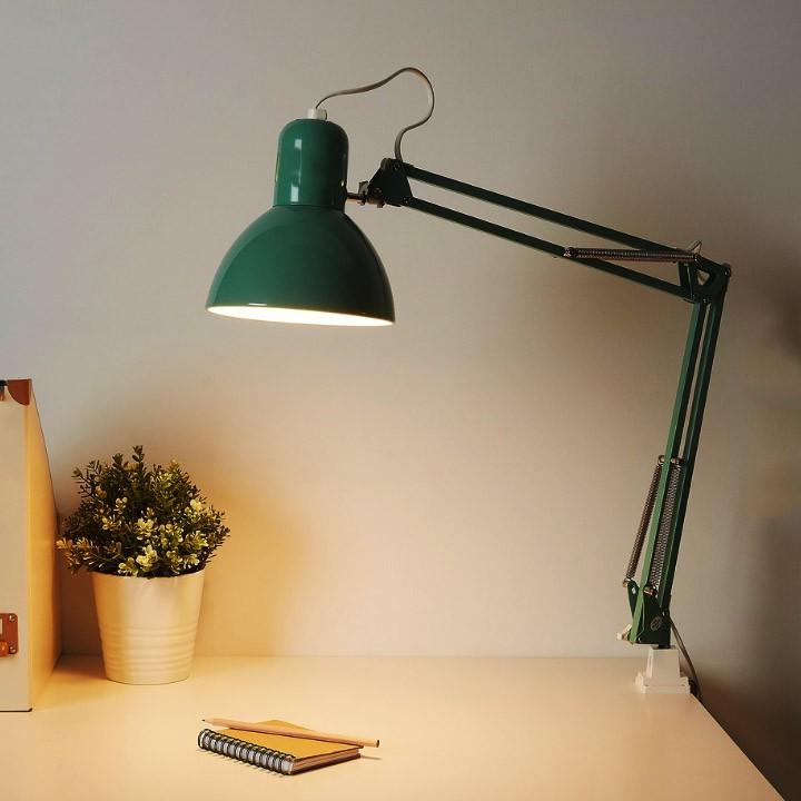 Đèn Học Kẹp Bàn  Kèm Bóng Led Siêu Sáng Tiết Kiệm Điện