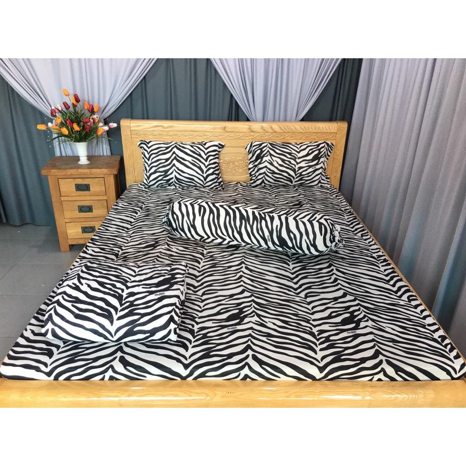 Bộ Drap Thun Hàn Quốc Mát Lạnh Cực Hot ko xù , ko ra màu.