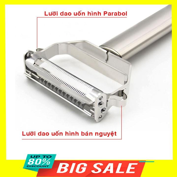 Dao gọt vỏ bào sợi rau củ quả đa năng bằng Inox