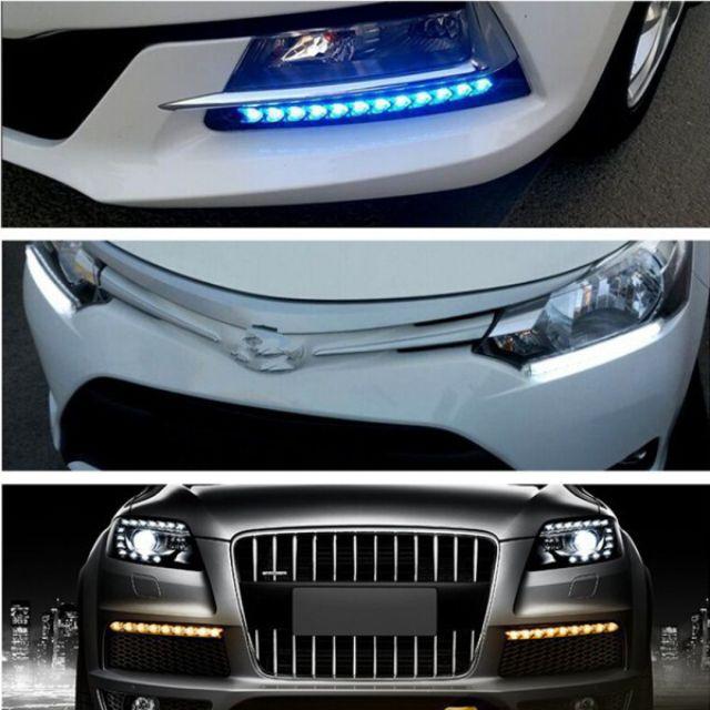 Đèn LED chạy ban ngày DRL 10 COB 200LM DC 12V 20W cho xe hơi