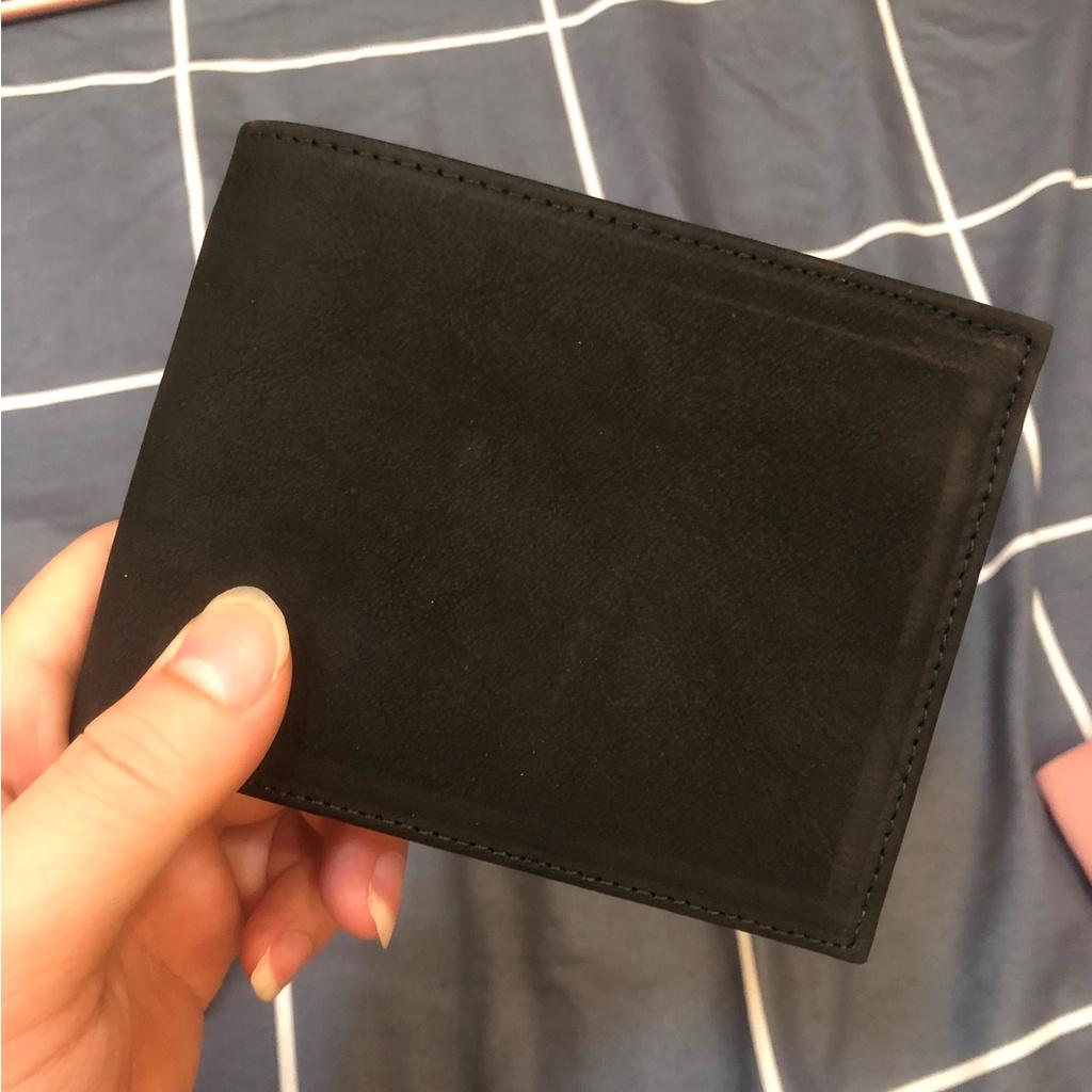 Ví nam da lộn cao cấp mini ,Ví da nam ngang đựng tiền, đựng thẻ, nhiều ngăn, có khoá