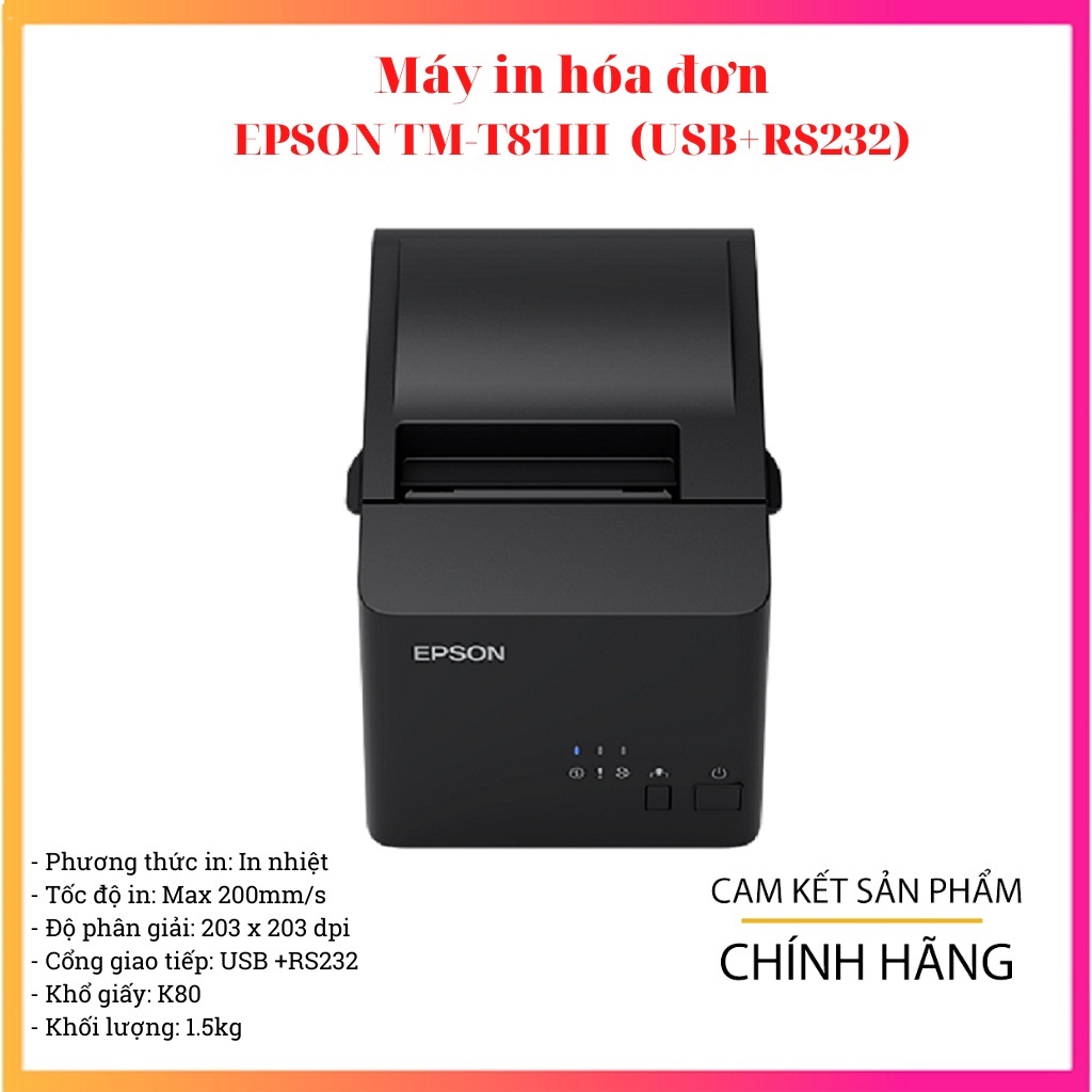 Máy in hóa đơn Epson T81 III  - Hàng Chính Hãng