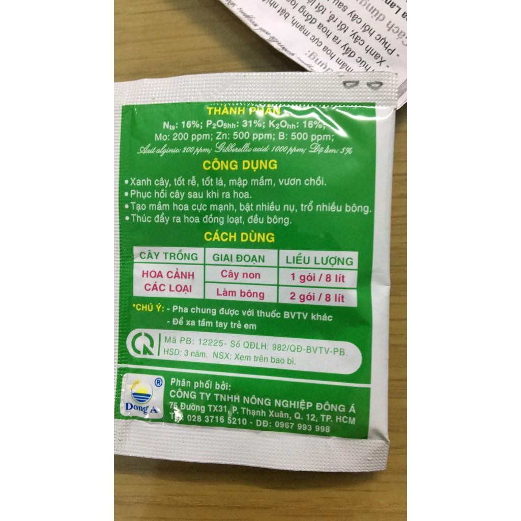 Sản phẩm Micro Green 16-31-16 Tạo mầm hoa cực mạnh - 02 gói 10g