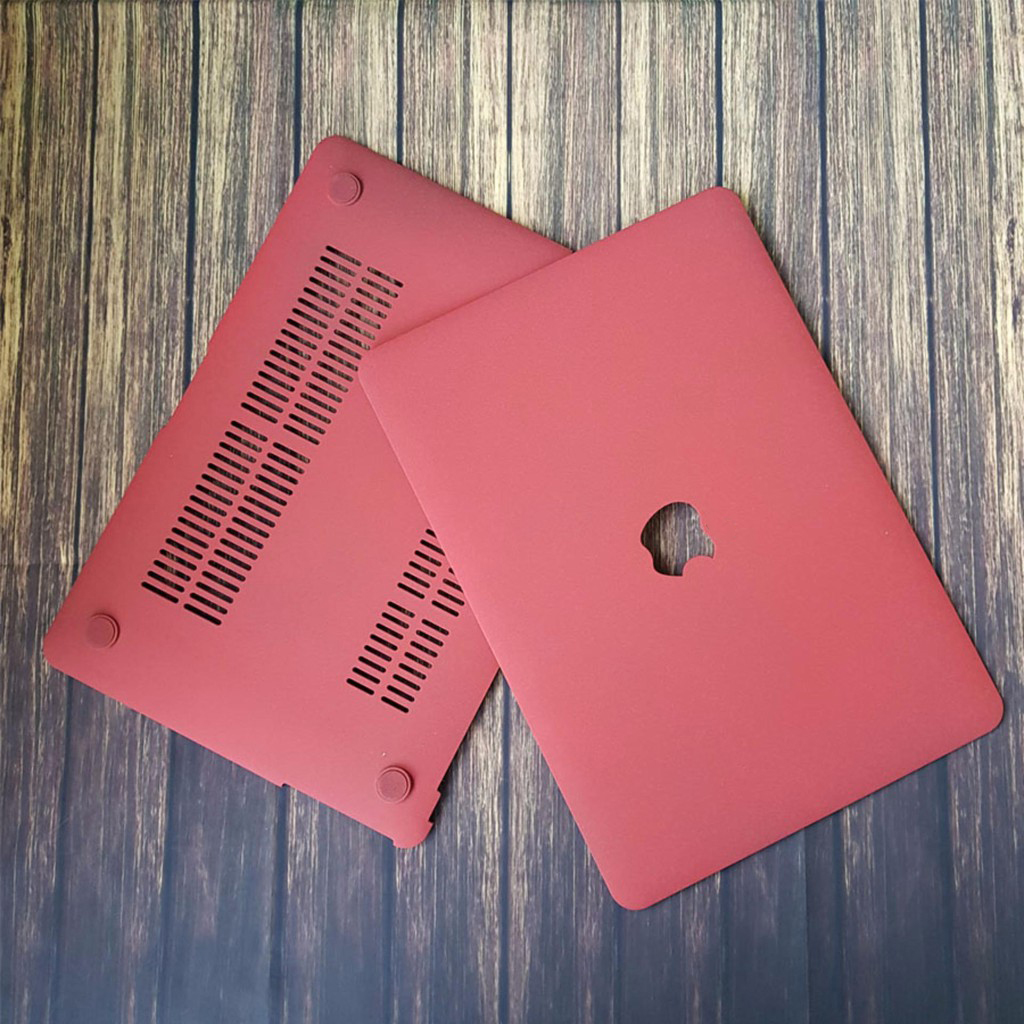 COMBO 3in1 - Case, ốp kèm phủ bàn phím dành cho Macbook [Tặng kèm nút chống bụi Macbook - Màu ngẫu nhiên] - Hàng chính hãng