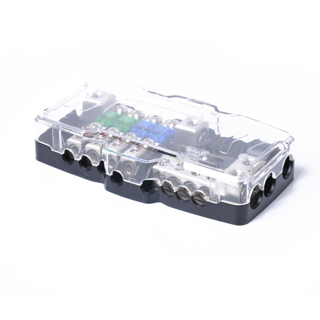 Car ANL Blade Fuse Holder Fusebox Distribution Block 30A 60A Fuses