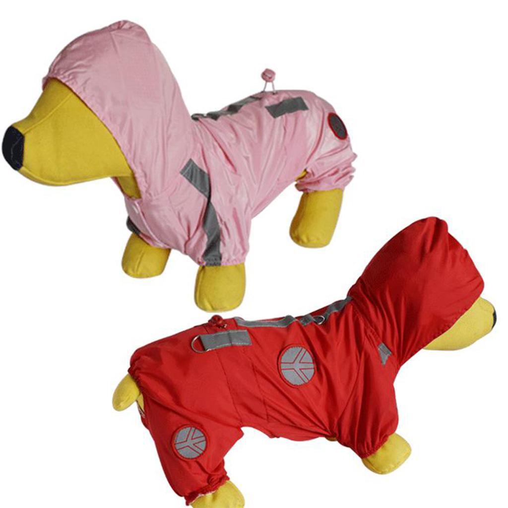Waterproof Reflective Dog Raincoat Pet Rain Poncho Dog Pet Rainwear
