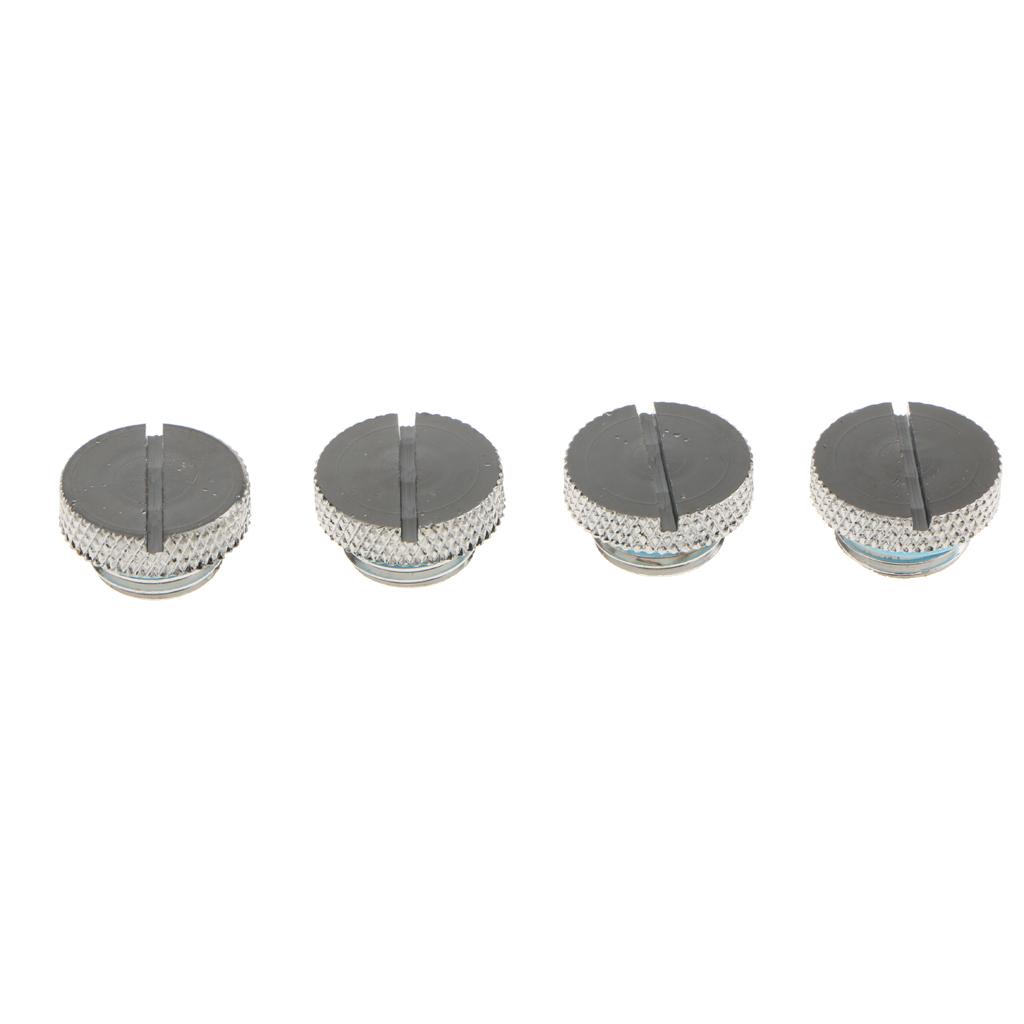 4Piece Water Cooling G1/4 Plug Stop Plug Fitting for PC Water Cooling
