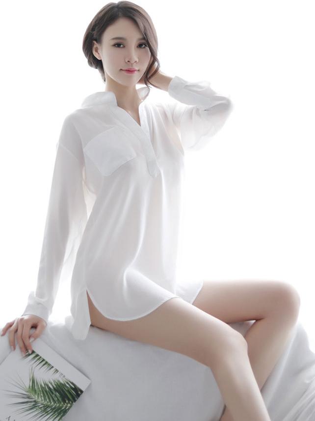 24222931 , 2571362404310 , 62_10070817 , 258000 , Vay-Ngu-So-Mi-Giau-Quan-VN025-Trang-62_10070817 , tiki.vn , Váy Ngủ Sơ Mi Giấu Quần VN025 - Trắng Váy Ngủ Sơ Mi Giấu Quần VN025 - Trắng