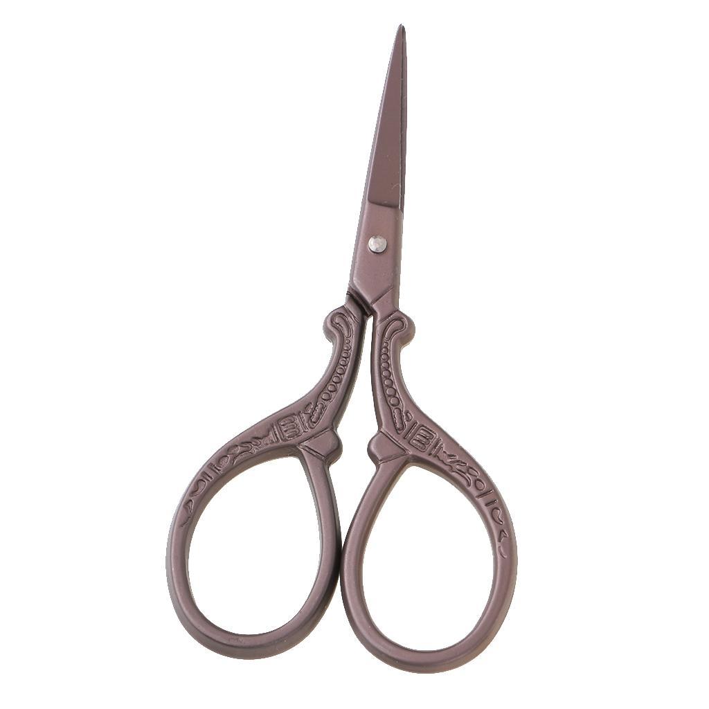 12pcs Antique Style Scissors Embroidery Scissors for Patchwork Threading Sewing