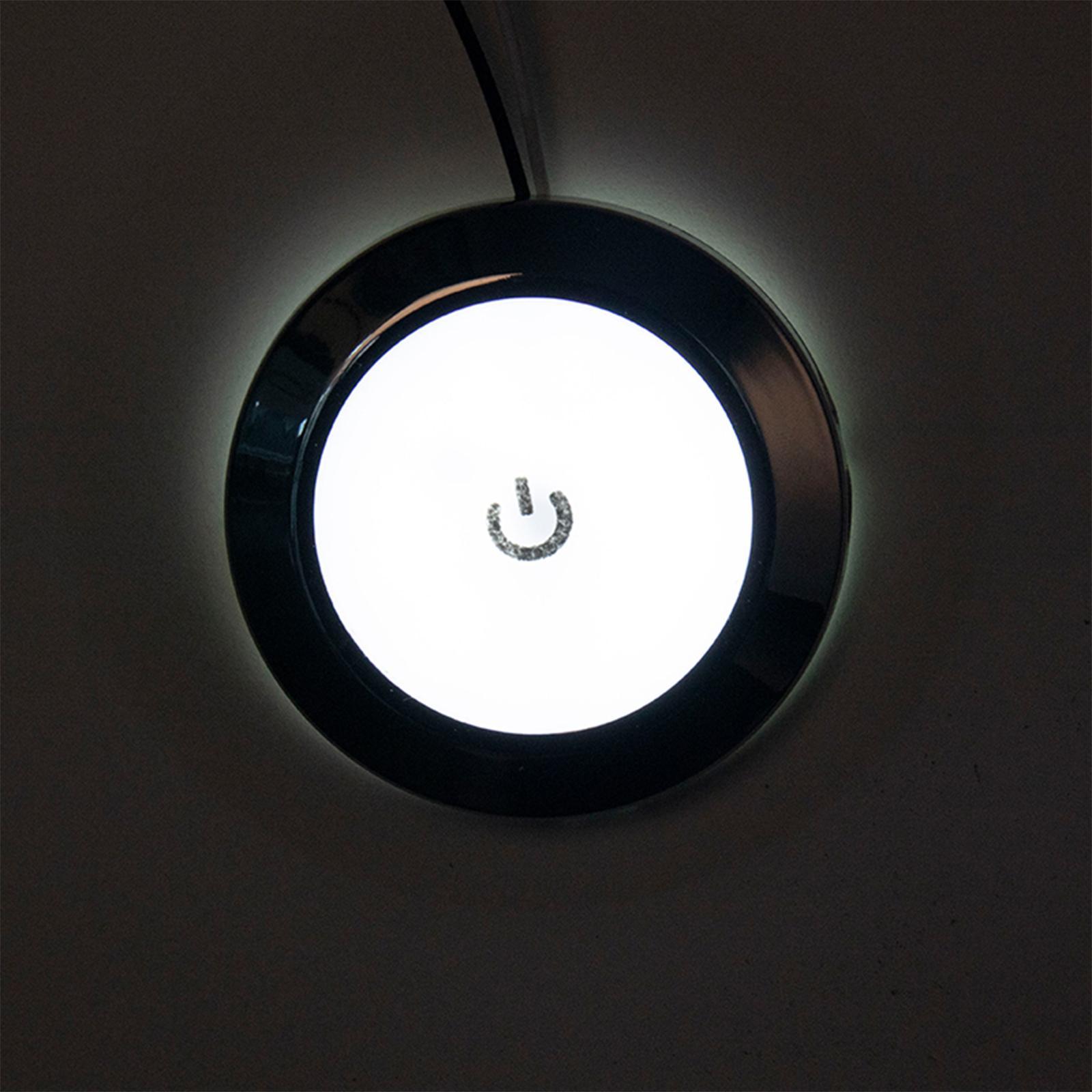 Car Interior Ceiling LED Panel Light Dia.7.3cm 12V