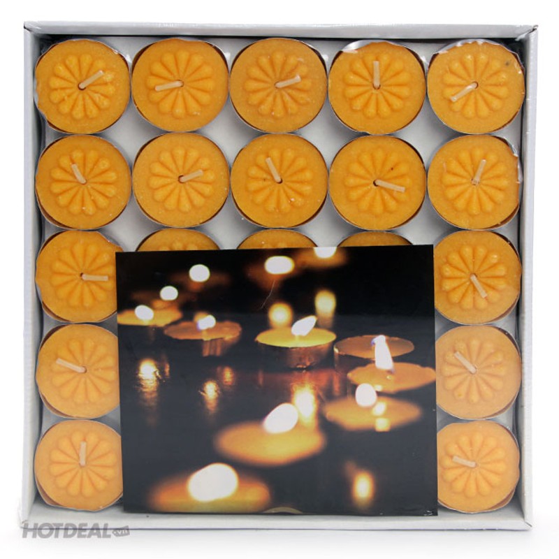 100 viên nến tea light - nến bi dùng trang trí