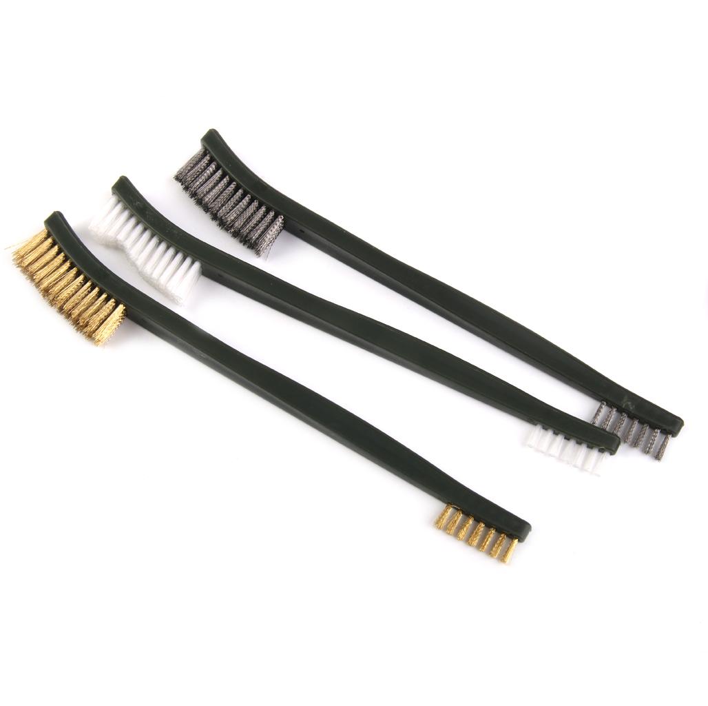3Pcs/Set Wire Brush Gas Stove Cleaner Grinder Fitter Machine Cleaning Tools
