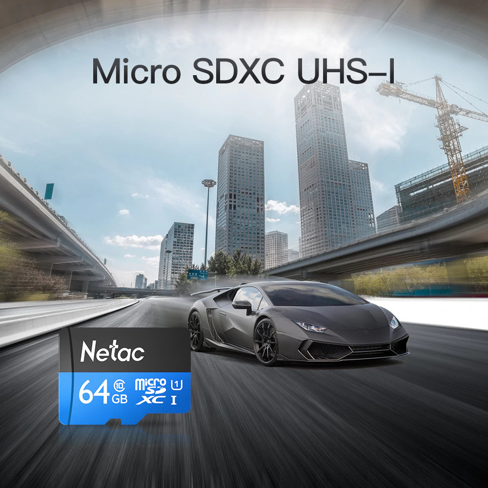 Thẻ nhớ MicroSDXC Netac C10 UHS-I U1 64GB 80MB/s (Hàng chính hãng)