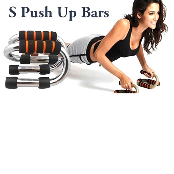 Combo dụng cụ tập chống đẩy Push Up Stand và Kìm tập cơ tay điều chỉnh lực 5kg -60 kg PKS - Hàng cao cấp - Giao màu ngẫu nhiên