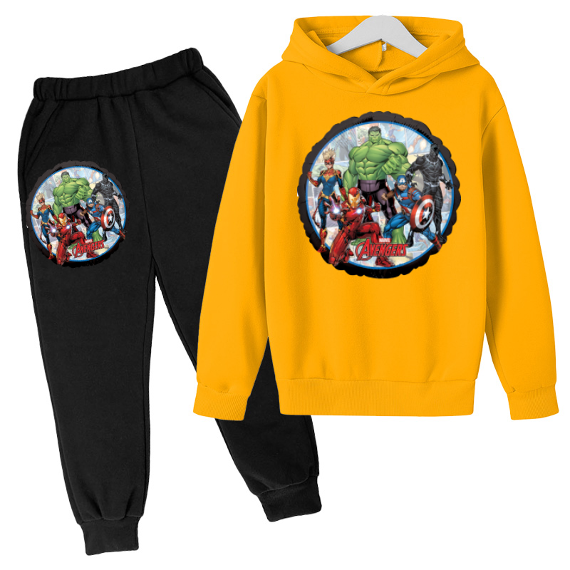 Spidermαn Áo Hoodie Siêu Anh Hùng Áo Hoodie Game Áo Hoodie Bộ Thu Trẻ Em Áo + Quần 2 Bộ Teen Dễ Thương Áo Hoodie bộ Bé Trai Quần Áo