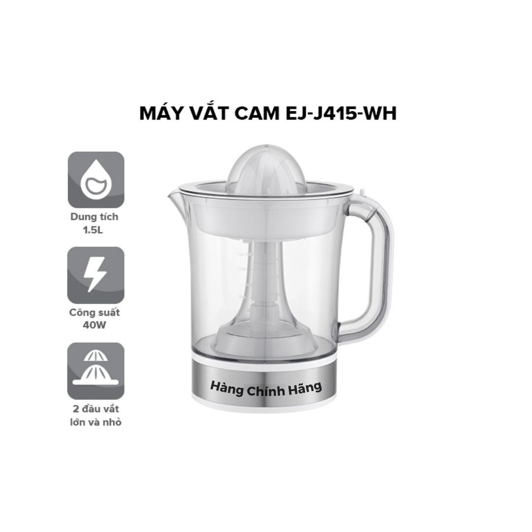 Quà tặng không bán| Máy vắt cam EJ-J415-WH dung tích 1.5L Hàng Chính Hãng