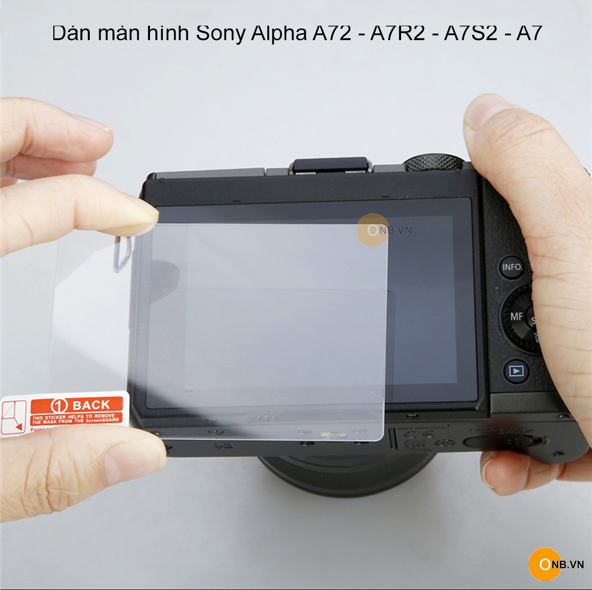 Miếng dán màn hình cường lực máy ảnh Sony A7II A7RII A7SII