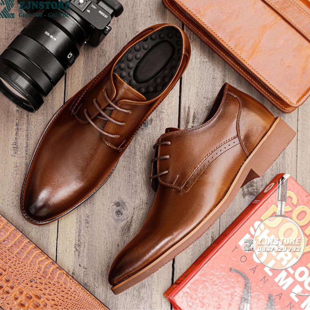 Giày Công sở da bò thật tăng chiều cao