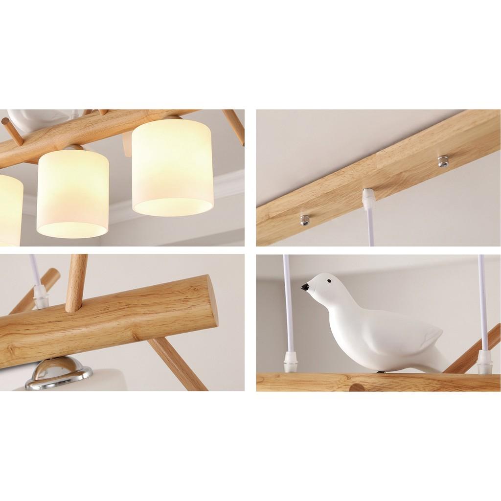 Đèn thả LUKAKO trang trí nội thất sang trọng, độc đáo với 3 chế độ ánh sáng - kèm bóng LED chuyên dụng