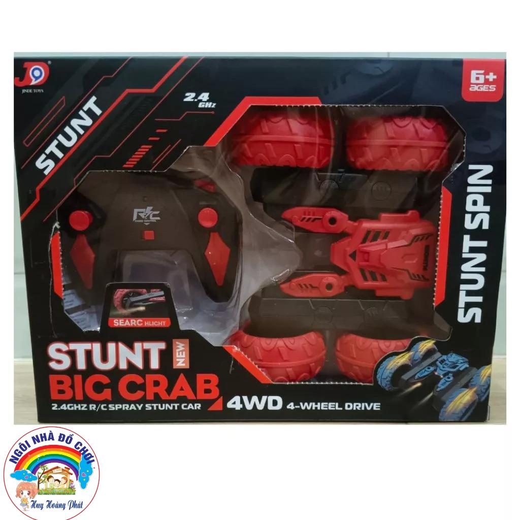 Đồ chơi Xe địa hình điều khiển từ xa- STUNT BIG CARB: Sóng 2.4Ghz, có đèn Led, có nhạc, đứng 2 bánh và xoay 360 độ mới lạ