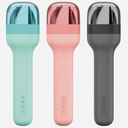 Bộ muỗng nĩa bỏ túi màu - 3 món ZOKU - Hàng Chính Hãng