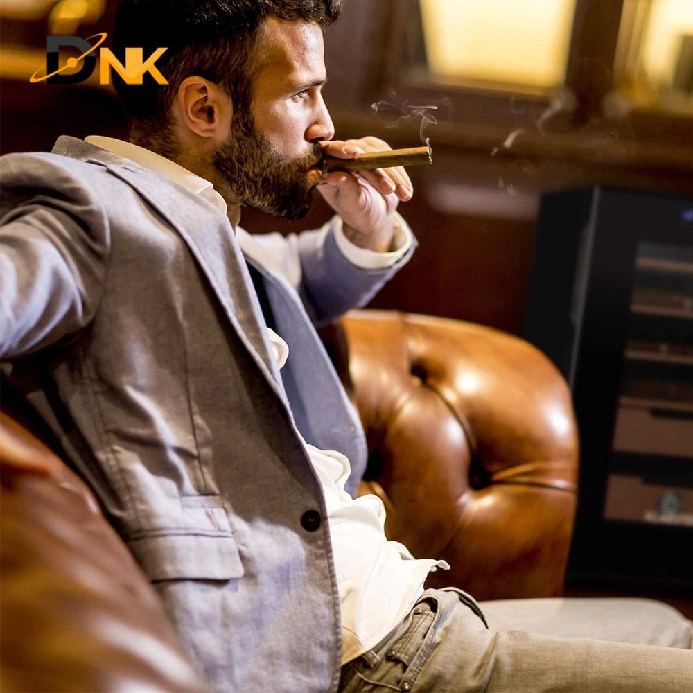 Tủ bảo quản Cigar Klarstein El Presidente 65 Màu: Bạc, 65l - CAM KẾT HÀNG NHẬP KHẨU ĐƯC BỞI DNK