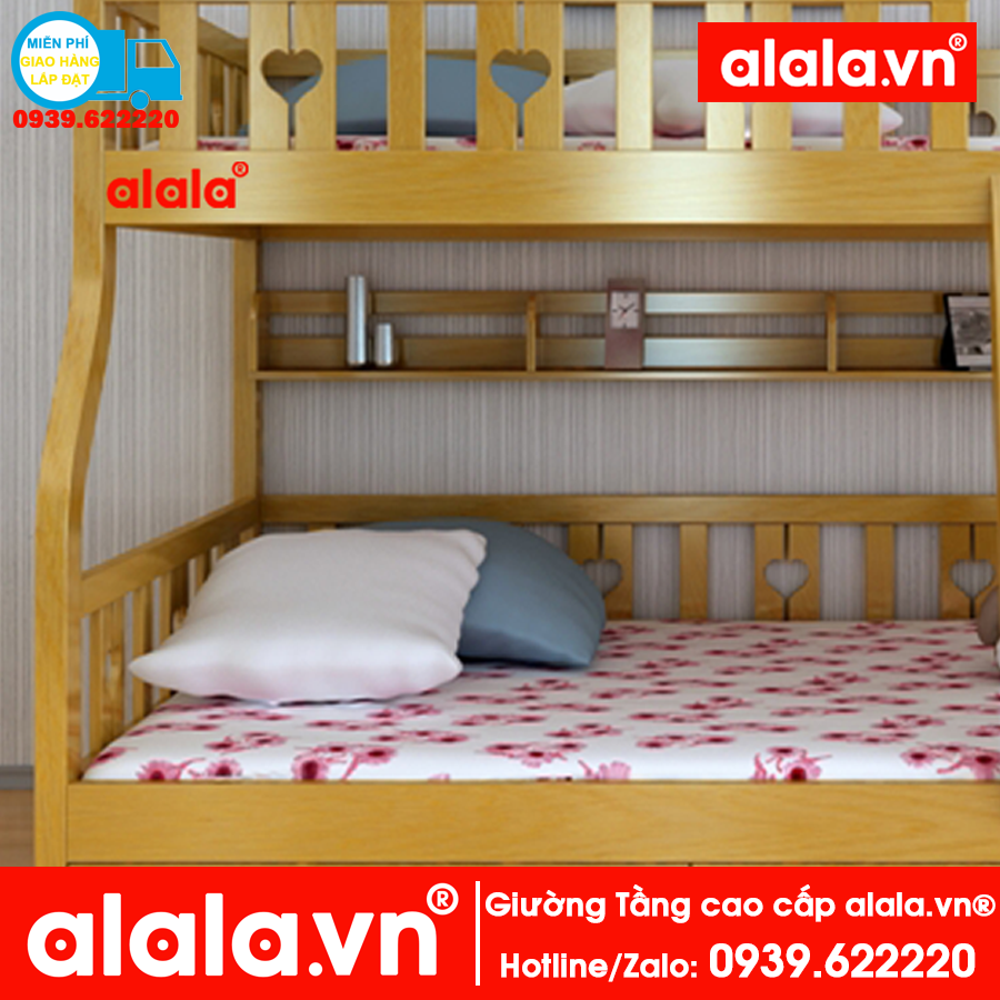 Giường Tầng ALALA109 (1m2, 1m4) cao cấp - Thương Hiệu ALALA