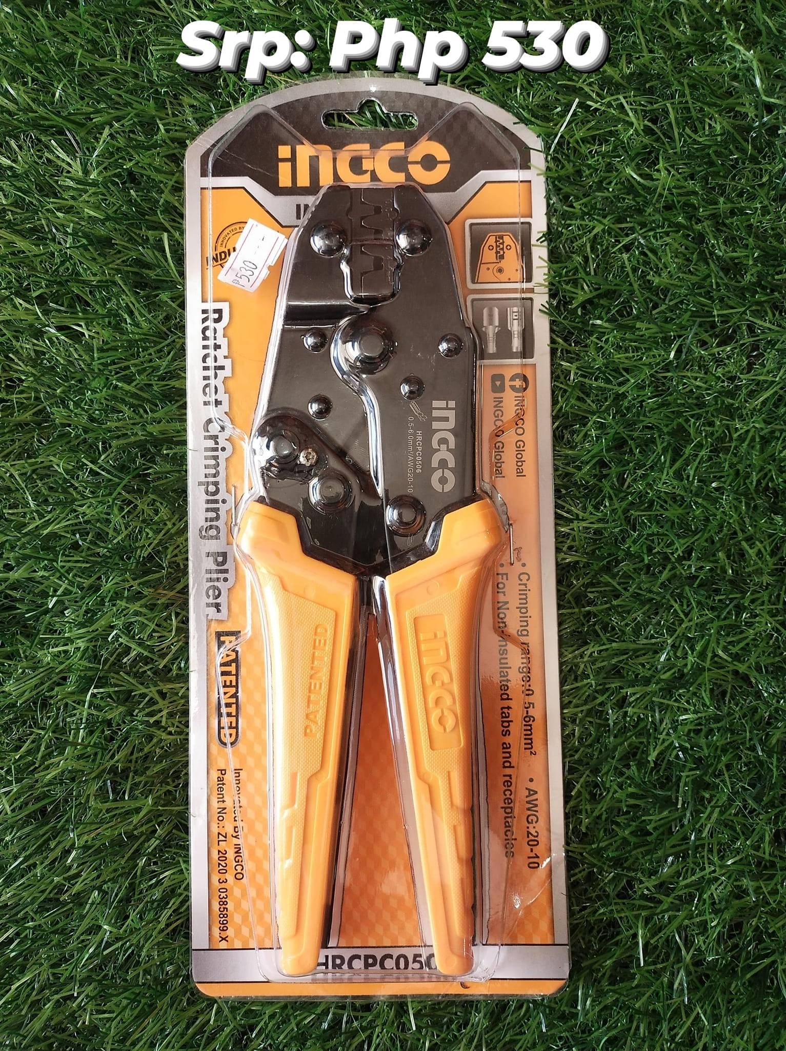 KỀM BẤM COS DÂY ĐIỆN 0.5-6MM2 INGCO HRCPC0506 - HÀNG CHÍNH HÃNG