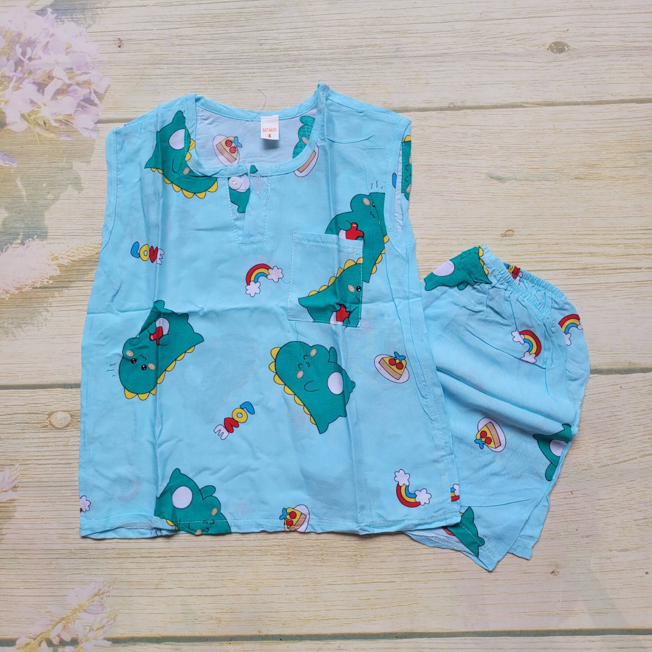 Sát nách bé trai size 3 . 5 bộ giá sỉ