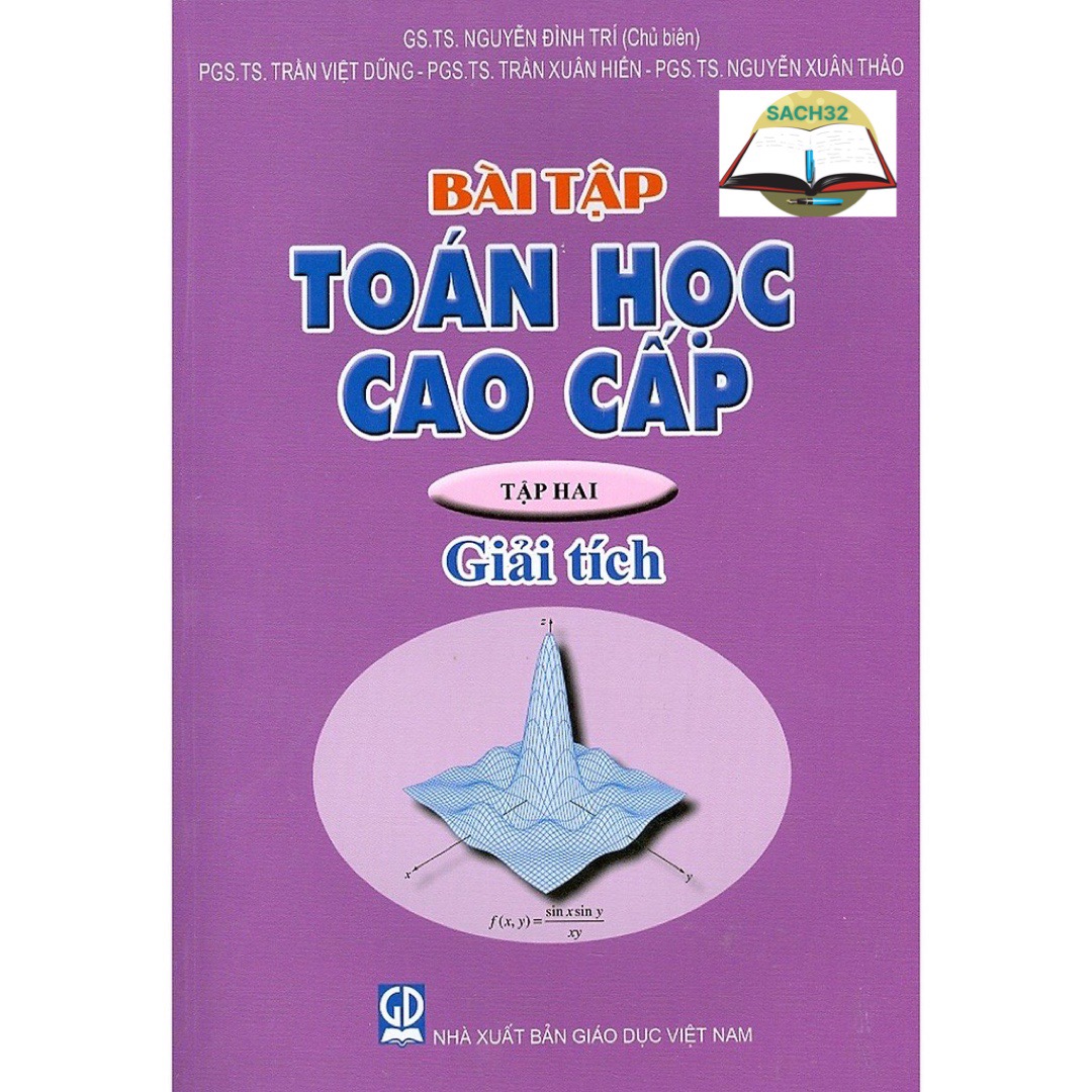Combo Toán Học Cao Cấp Tập 2 + Bài Tập : Giải Tích