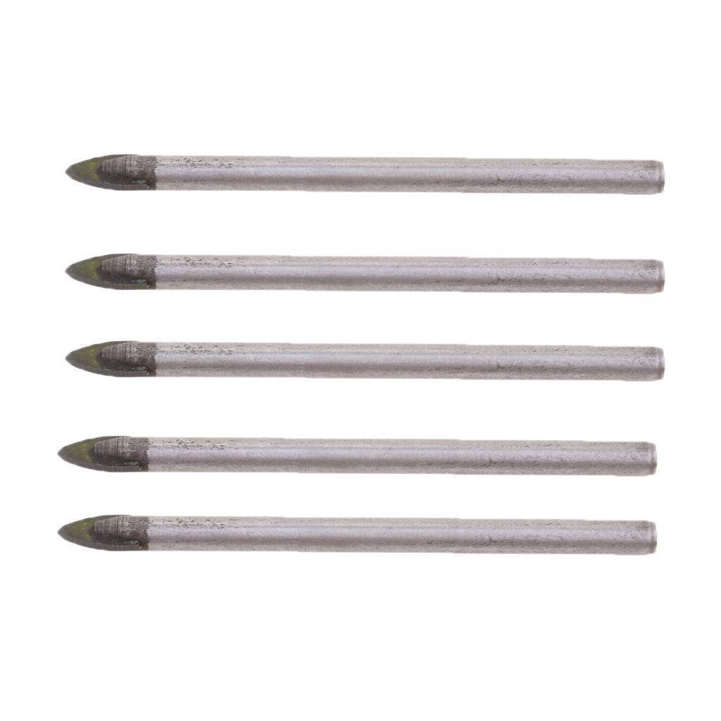 Triangular Head Carbide Wall Ceramic Tile Marble Glass Drill Bit Set Glass Cutter Hole Saw Tool 3mm 4mm 5mm 6mm 8mm 10mm