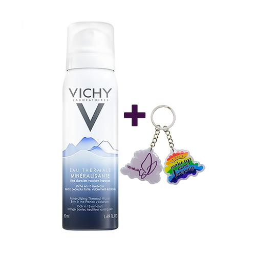 Nước Xịt Khoáng Dưỡng Da VICHY Mineralizing Thermal Water (50ml) - TẶNG MÓC KHÓA